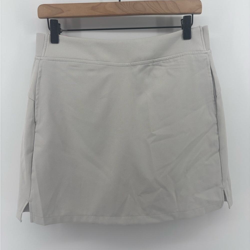 NWT 32 Degrees Cool Gray Skort Skirt Medium Pockets Pull On Athleisure Athletic
